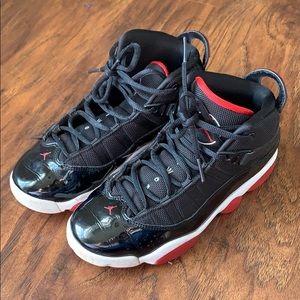 Jordan high top tennis shoes sz 3y